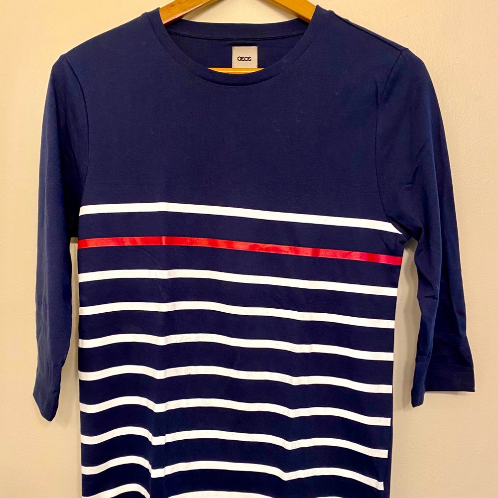 USED MENS ASOS  3/4 lenght sleeves shirt